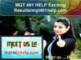 MGT 401 HELP Exciting Results/mgt401help.com PowerPoint PPT Presentation