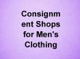 Consignment Shops For Men's Clothing PowerPoint PPT Presentation