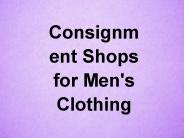Consignment Shops For Men's Clothing
