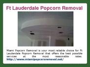 Popcorn Ceiling Removal