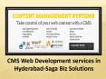 CMS Web Development Services in Hyderabad - Saga Biz Solutions PowerPoint PPT Presentation