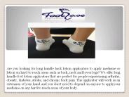 Apply Lotion To Feet