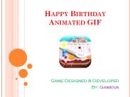 Happy Birthday Animated GIF