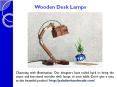 Designer Desk Lamps PowerPoint PPT Presentation