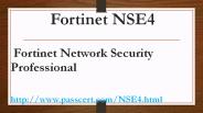 Fortinet NSE4 certification dumps