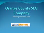 Orange County SEO Company - websitepromoters.com