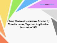 China electronic commerce market