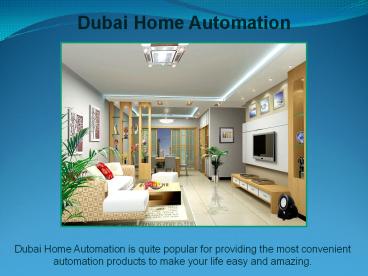RTI Custom Home Automation
