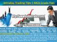 Intraday Trading Tips | MCX Crude Tips PowerPoint PPT Presentation