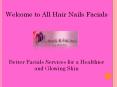 facials salon PowerPoint PPT Presentation