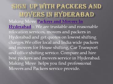 Effctive Packers and Movers in Goa