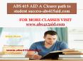 ABS 415 AID A Clearer path to student success-abs415aid.com PowerPoint PPT Presentation