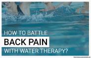 How water therapy can prevent recurrence of back pain?