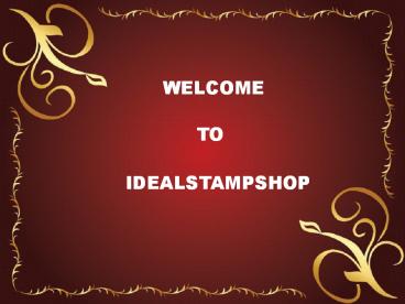 Best Online Ideal Self Inking Stamps at Idealstampshop