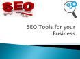 SEO Tools for your Business PowerPoint PPT Presentation
