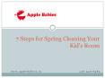 7 Steps for Spring Cleaning Your Kid’s Room.pptx PowerPoint PPT Presentation