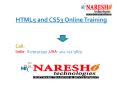 HTML5 and CSS3 Online Training in Hyderabad By Experts NareshIT PowerPoint PPT Presentation