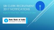 SBI Clerk Recruitment 2017, Notifications