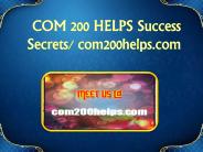 COM 200 HELPS Success Secrets/ com200helps.com