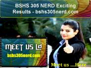 BSHS 305 NERD Exciting Results - bshs305nerd.com
