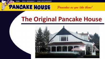 America's Finest Pancake House