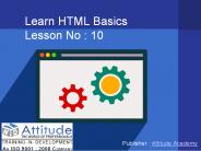 Learn Advanced and Basic HTML - Lesson 10