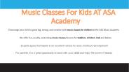 Music Classes For Kids