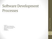 Software Development Process