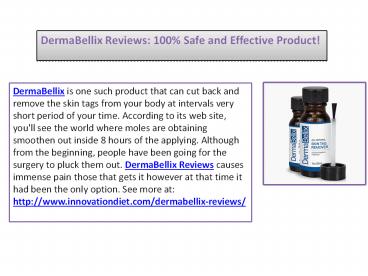 DermaBellix Reviews: Does It Really Works? (1)