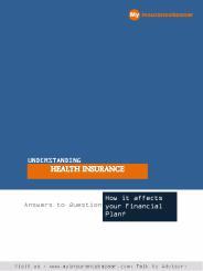 My Insurance Bazaar- Understanding Health Insurance plans