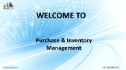 Purchase & inventory Management