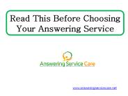 Read This Before Choosing Your Answering Service