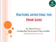 Factors Affecting Hair Loss