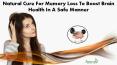 Natural Cure For Memory Loss To Boost Brain Health In A Safe Manner PowerPoint PPT Presentation