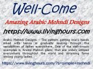Arabic Mehndi Designs To Look More Beautiful