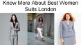 Hand Made Best Women Suits London PowerPoint PPT Presentation