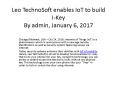 Leo TechnoSoft enables IoT to build I-KeyBy admin, January 6, 2017 PowerPoint PPT Presentation