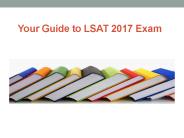 Your Guide to LSAT 2017 Exam