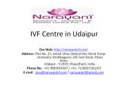 IVF Centre in Udaipur