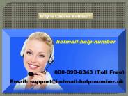 Why to choose Hotmail?