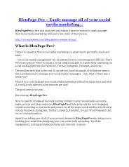BleuPage Pro Review-(Free) bonus and discount