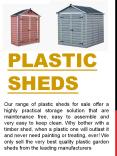 cheap plastic sheds