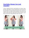 How Bulky Women Can Look Graceful? PowerPoint PPT Presentation