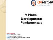 V-Model Development: Fundamentals