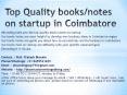 Top Quality books/notes on startup in Coimbatore PowerPoint PPT Presentation