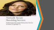 Norwalk  Paper Shredding Services