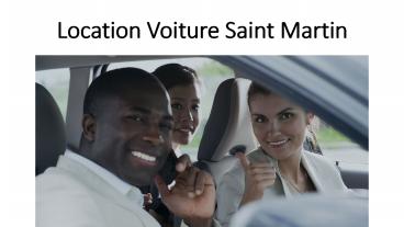 Location Voiture Saint Martin
