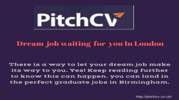 Graduate Jobs In London