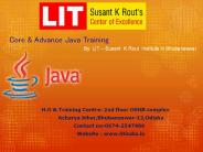 Java course in Bhubaneswar