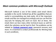 Recovering Outlook Account